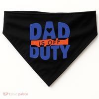 Dad Is Off Duty USA-Made Doggie Bandana thumb 0