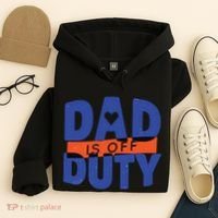 Dad Is Off Duty Hoodie thumb 4