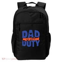 Dad Is Off Duty Backpack thumb 0