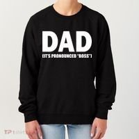 Dad It's Pronounced Boss Women's Sweatshirt thumb 0