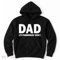 Dad It's Pronounced Boss Hoodie thumb 0