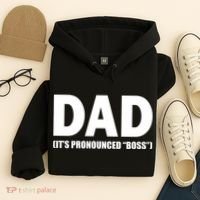 Dad It's Pronounced Boss Hoodie thumb 4