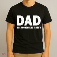 Dad It's Pronounced Boss T-Shirt thumb 3