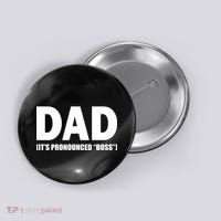 Dad It's Pronounced Boss Button thumb 0