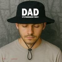 Dad It's Pronounced Boss Bucket Hat thumb 2