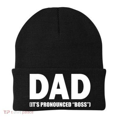 Dad It's Pronounced Boss Beanie
