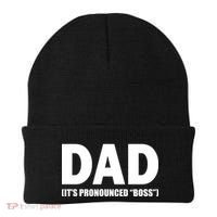 Dad It's Pronounced Boss Beanie thumb 0