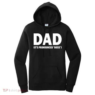 Dad It's Pronounced Boss Women's Hoodie