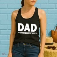 Dad It's Pronounced Boss Women's Tank Top thumb 2