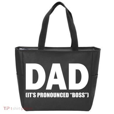 Dad It's Pronounced Boss Tote Bag