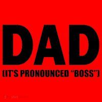Dad It's Pronounced Boss Santa Hat thumb 1