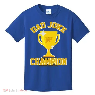 Dad Joke Champion Kids T-Shirt