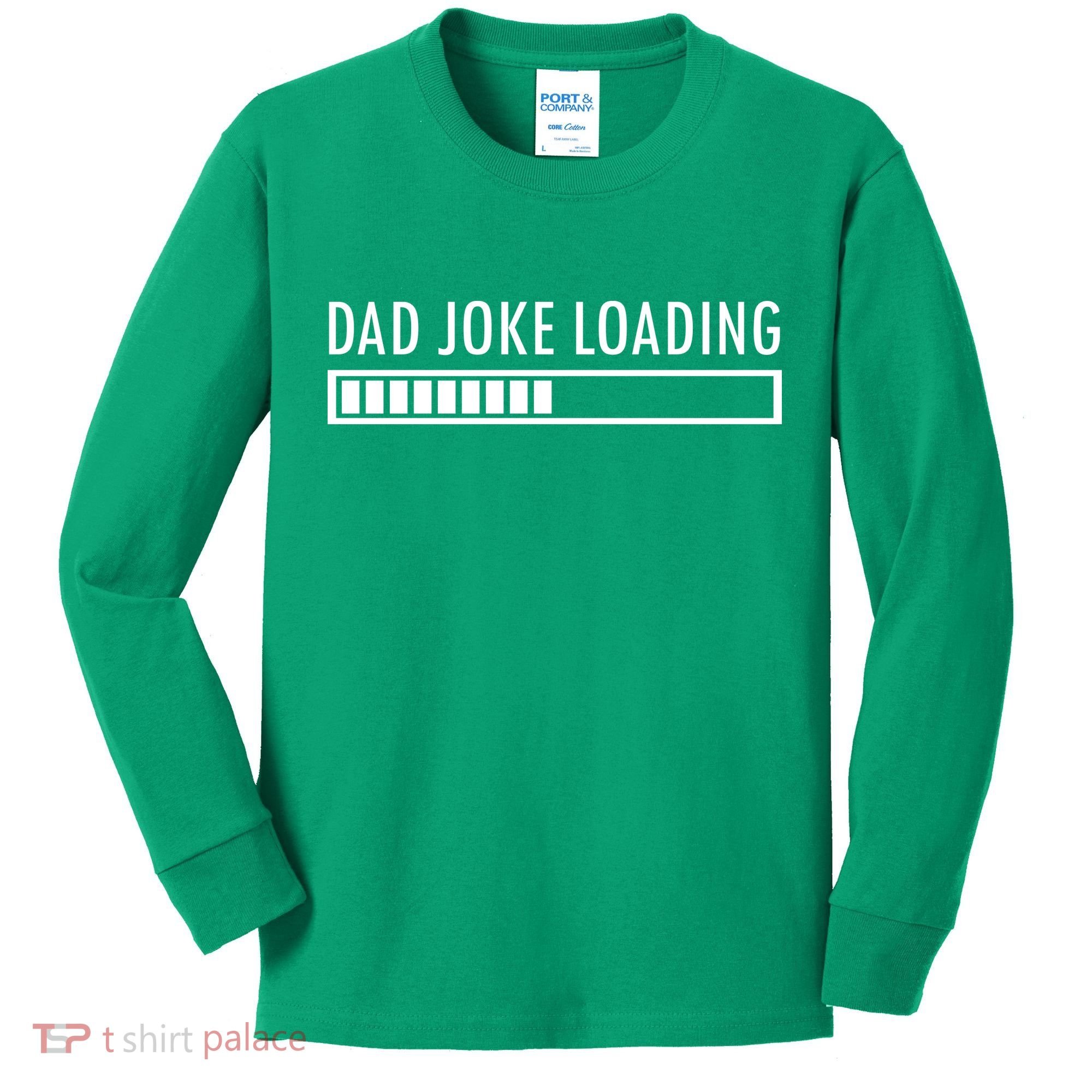 Dad Joke Loading Kids Long Sleeve Shirt