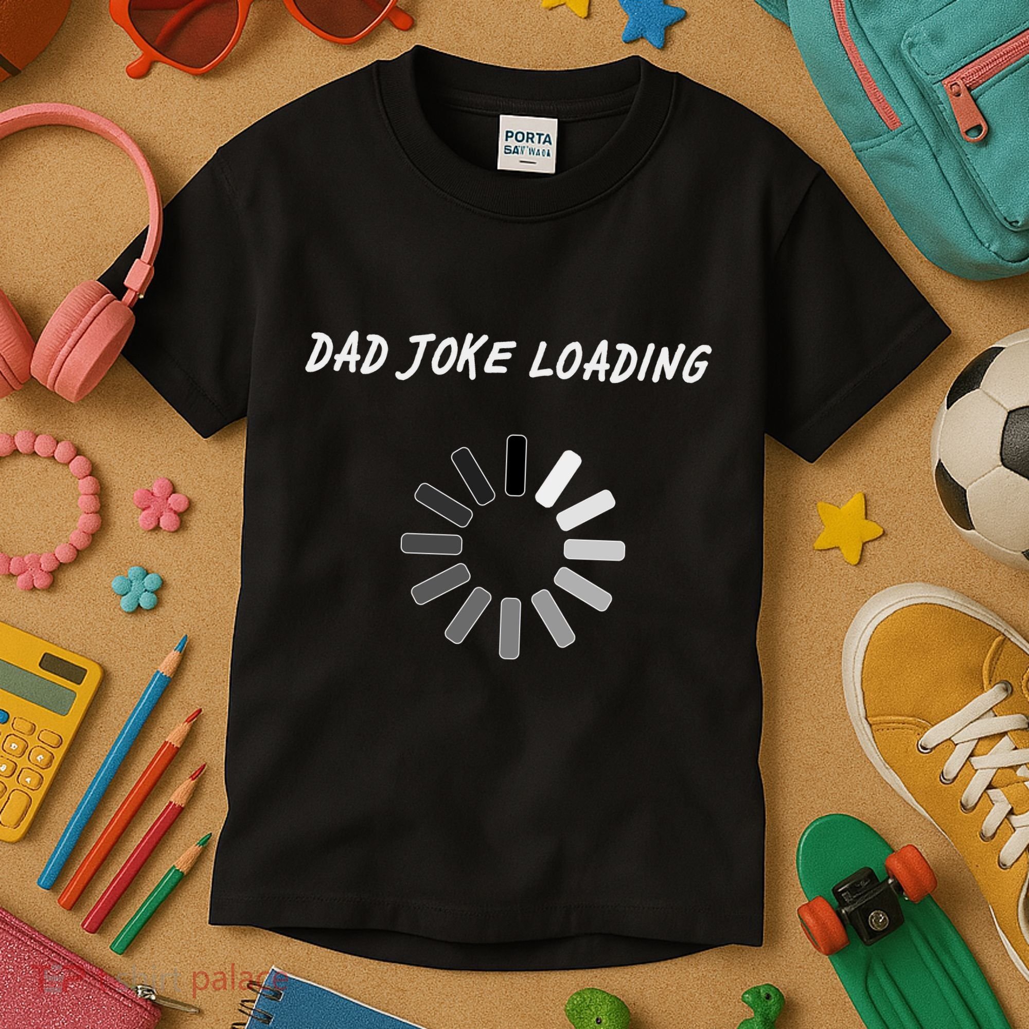 Dad Joke Loading Funny Father's Day Kids T-Shirt
