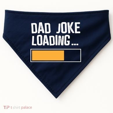Dad Joke Loading Funny Style USA-Made Doggie Bandana