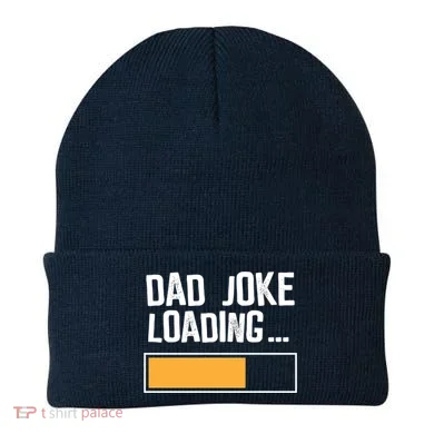 Dad Joke Loading Funny Style Beanie