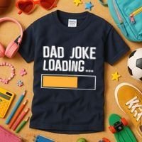 Dad Joke Loading Funny Style Kids T-Shirt thumb 3