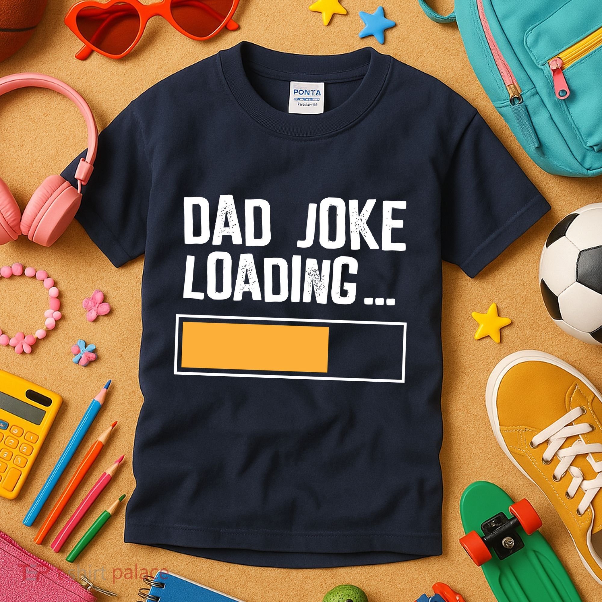 Dad Joke Loading Funny Style Kids T-Shirt