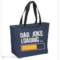 Dad Joke Loading Funny Style Tote Bag thumb 2