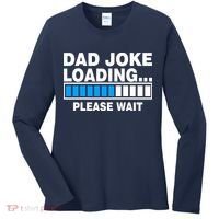 Dad Joke Loading Please Wait Women's Long Sleeve Shirt thumb 0