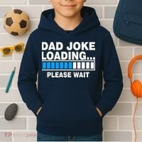 Dad Joke Loading Please Wait Kids Hoodie thumb 2