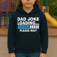 Dad Joke Loading Please Wait Kids Hoodie thumb 3