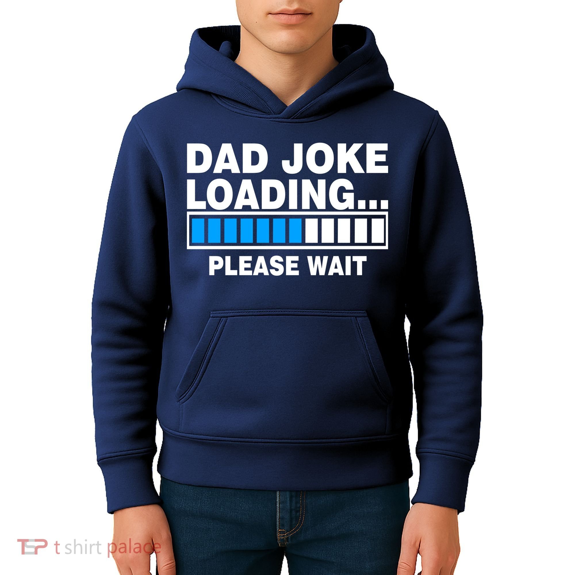 Dad Joke Loading Please Wait Kids Hoodie