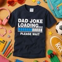 Dad Joke Loading Please Wait Kids T-Shirt thumb 3