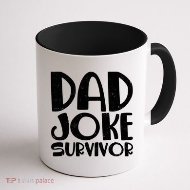 Dad Joke Survivor Coffee Mug back