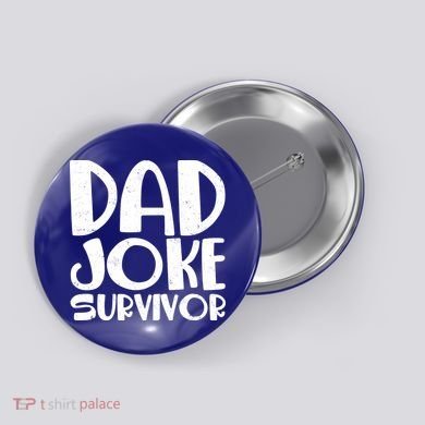 Dad Joke Survivor Button