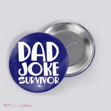 Dad Joke Survivor Button