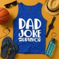 Dad Joke Survivor Tank Top thumb 4
