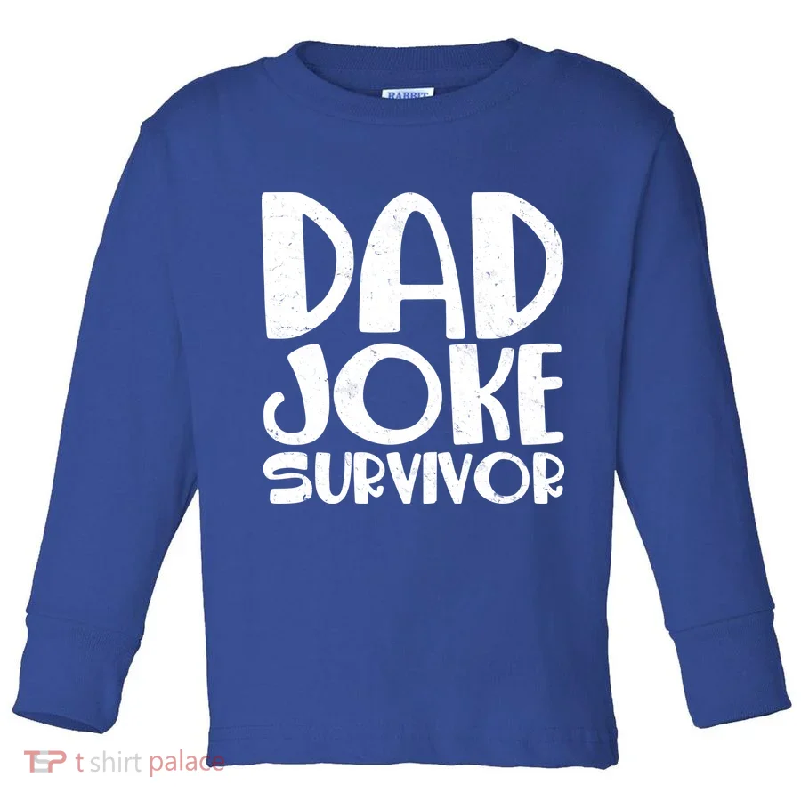 Dad Joke Survivor Toddler Long Sleeve