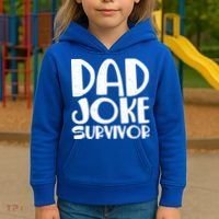 Dad Joke Survivor Kids Hoodie thumb 3