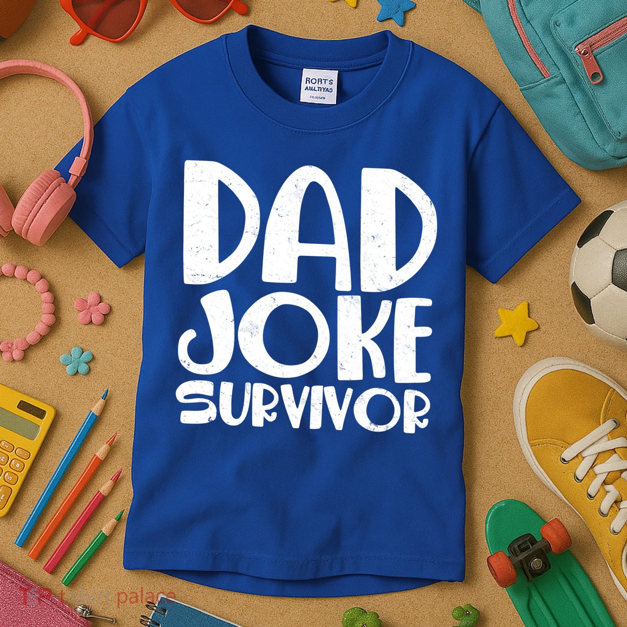 Dad Joke Survivor Kids T-Shirt