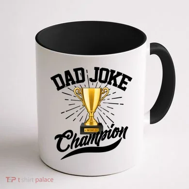 Dad Joke World Champion Coffee Mug back
