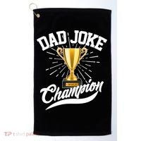 Dad Joke World Champion Golf Towel thumb 0