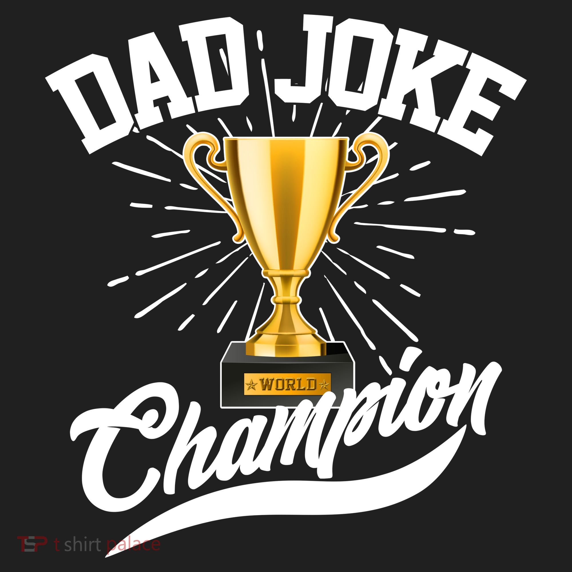 Dad Joke World Champion Golf Towel