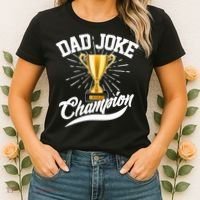 Dad Joke World Champion Women's T-Shirt thumb 2