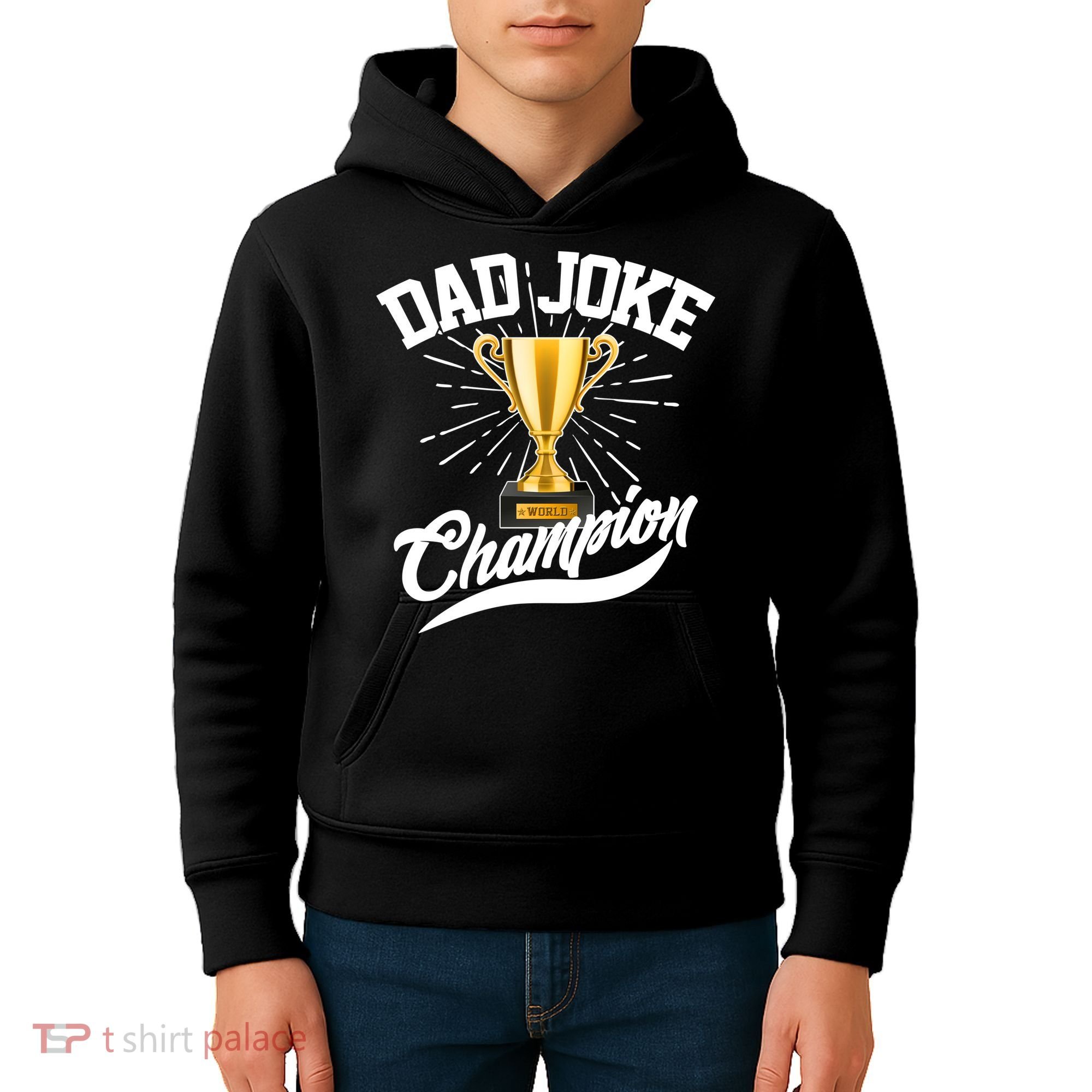 Dad Joke World Champion Kids Hoodie