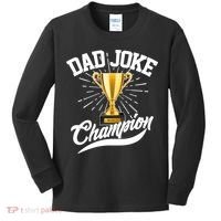 Dad Joke World Champion Kids Long Sleeve Shirt thumb 0