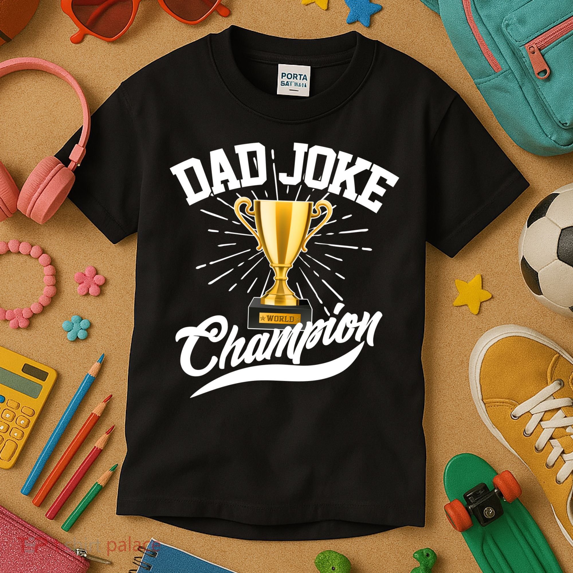 Dad Joke World Champion Kids T-Shirt