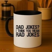 Dad Jokes? I Think You Mean Rad Jokes Coffee Mug thumb 4