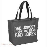 Dad Jokes? I Think You Mean Rad Jokes Tote Bag thumb 2