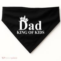 Dad King of Kids USA-Made Doggie Bandana thumb 0