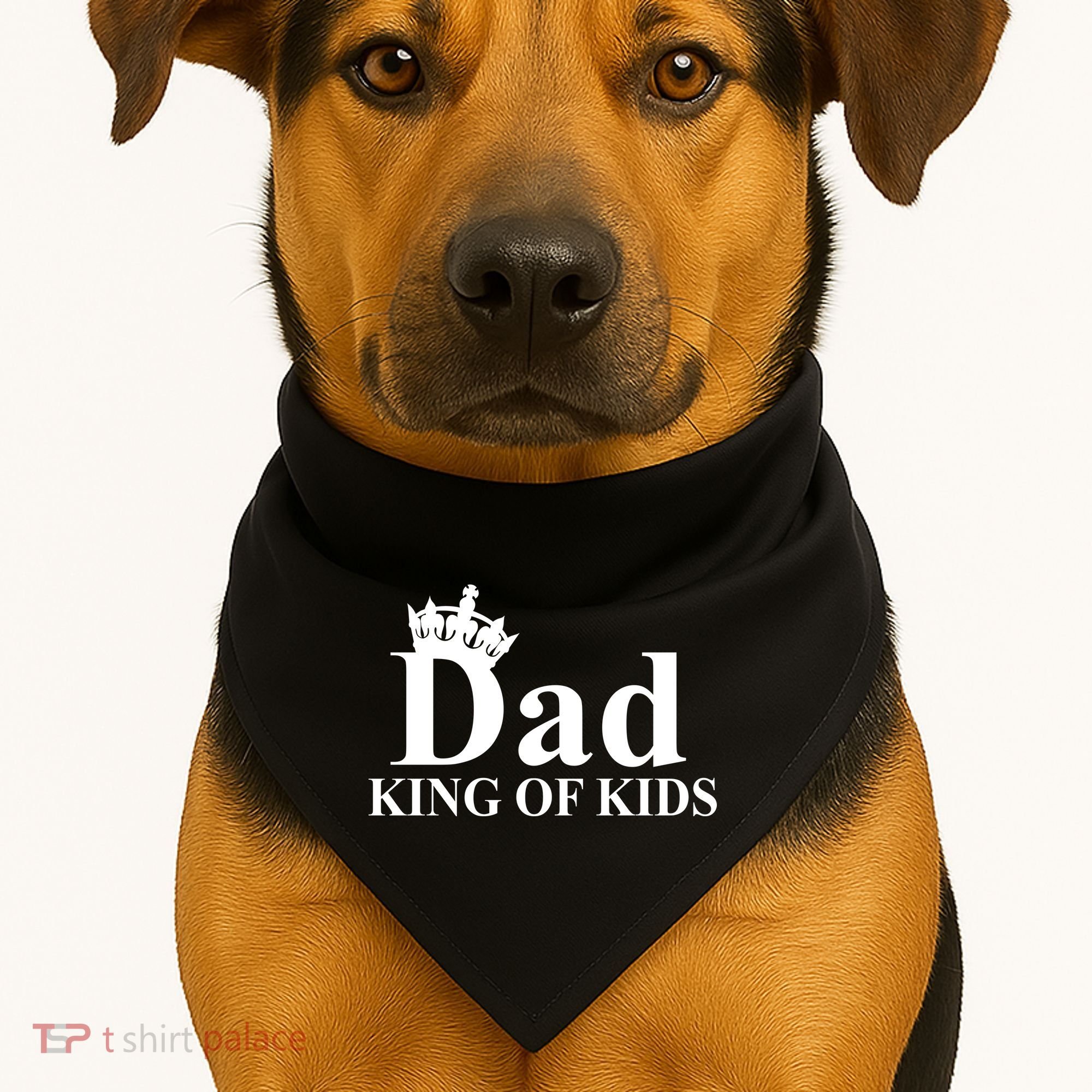 Dad King of Kids USA-Made Doggie Bandana