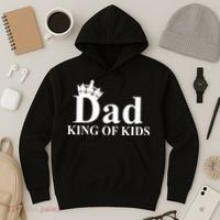 Dad King of Kids Hoodie thumb 3