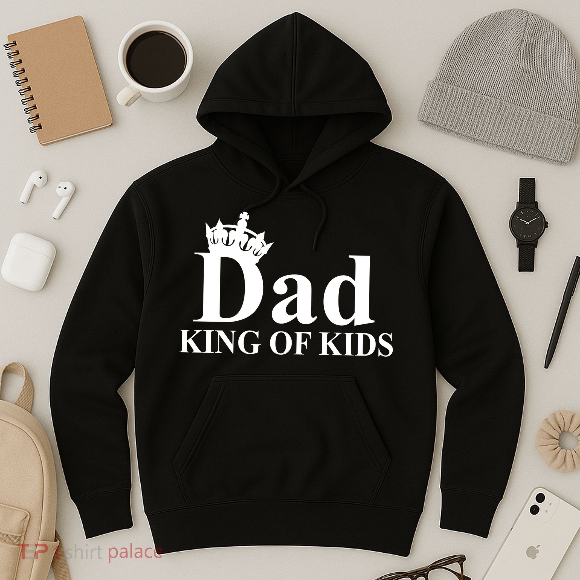 Dad King of Kids Hoodie