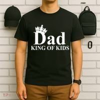 Dad King of Kids T-Shirt thumb 6