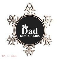 Dad King of Kids Ornament thumb 0